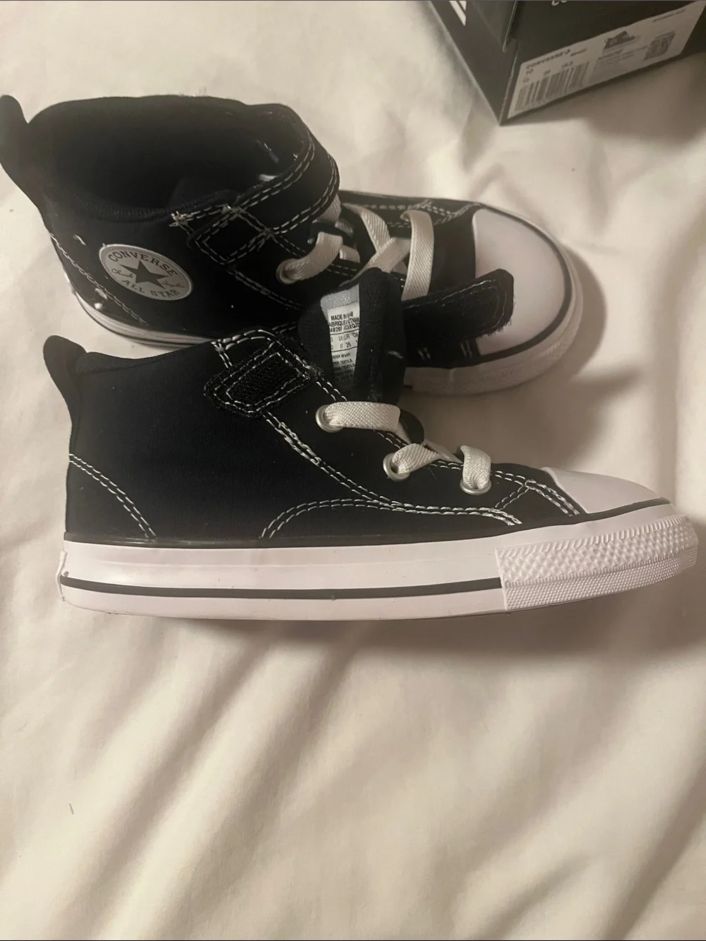 Converse Kids Chuck Taylor All Star Black and White High-Top Sneakers